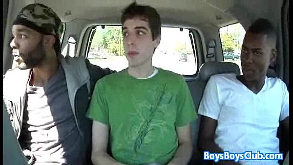 Huge black stud breeding white gay muscular guy 17