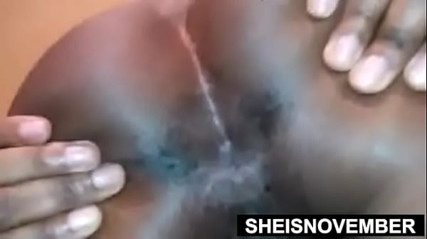 Msnovember Spreading Open Her Hairy Horny Asshole With Pink Wet Black Pussy, And Erect Vagina Lips In Thigh High Stockings POV And Slim Thighs Closeup With Her Fingers Fetish Porn On Sheisnovember