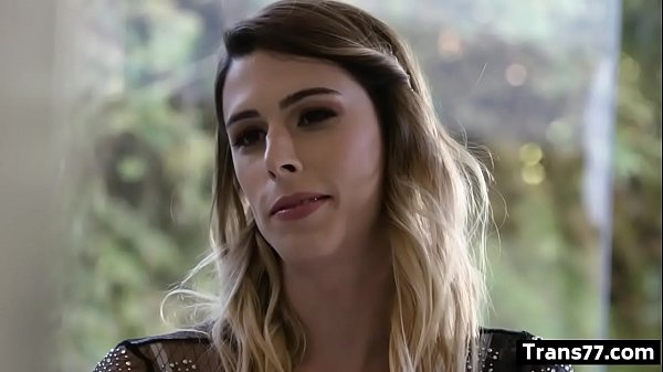 Casey Kisses hot tranny fucks guy