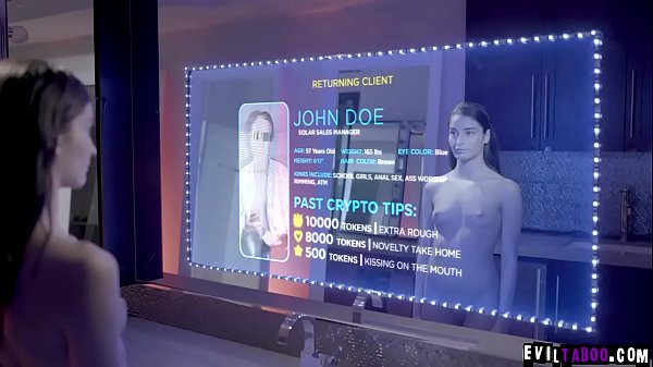 OH!! Un porno del futuro assolutamente fantastico! Emily Willis contro il vecchio inquietante Steve Holmes!