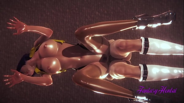 Cowboy Bebop Hentai 3D - Boquete de Faye Valentine com gozada na boca e fodendo a bucetinha com creampie