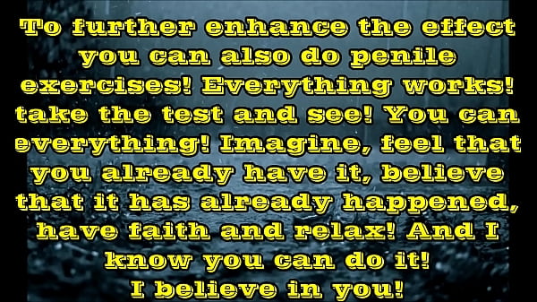 Tăng kích thước Dương vật của bạn ở mọi kích thước (tiếng rên rỉ và tiếng mưa) - Thực hiện các bài tập về Dương vật và nói các cụm từ như được đề cập trong video!