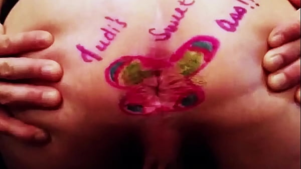 MY ASSHOLE PAINTED LIKE A BUTTERFLY