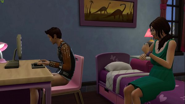 La mia matrigna mi ha fatto una sorpresa per l'anniversario, mi propone una torta e la prima volta parla e parla e poi lui si offre di fare sesso con me