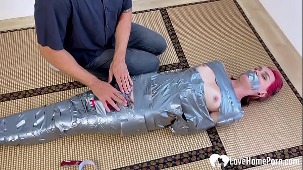 Completely Duct-Taped, I Tease and touch her