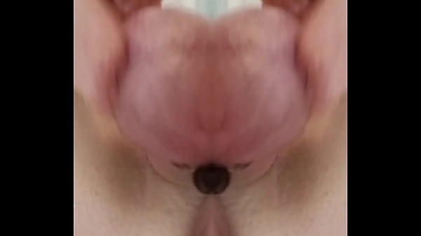 M90 20250707 Precum strands Drip on Pink Tipped Plug and Knotted Dildo after DP Closeup of both side by side in my anal orifice