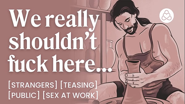 ASMR Audio Porn: Instructora de cerámica sexy te folla después de clase y ndash_ Extraños y sexo en público y ndash_ Juego de roles de audio erótico para mujeres