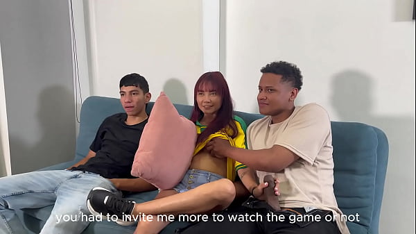 My best friend'_s girlfriend rides our big cocks - ENM DIAMOND