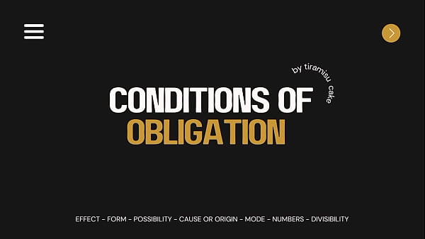 Classifications of Conditions (Obligations and Contracts)