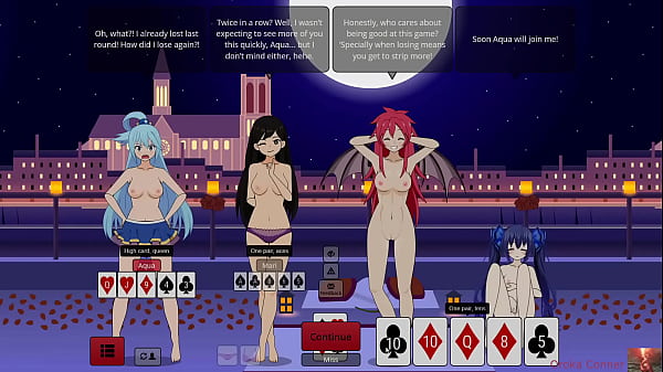 Strip Poker with Aqua, Mari &amp_ Noire Gets Out of Hand&mdash_Ends in a Heated Show