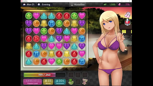 HuniePop - Part 1 - UNCENSORED (Compilation of all sex scenes) HD 1080p - Full Game - Easter Eggs - all scenes and secrets
