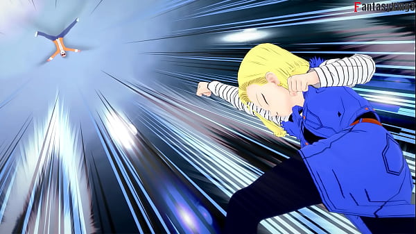 Maestro Muten pompino posta Android 18 per soldi | Dragon Ball Zex 5 | Film completo di 1 ora su Sheer &amp_ PTRN: Fantasyking3