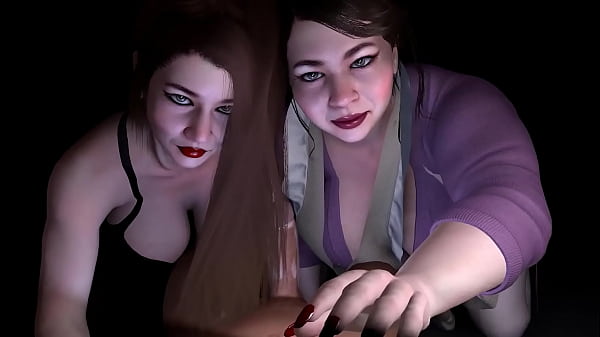 Doppio pompino da parte di due grosse MILF asiatiche mature: porno 3D