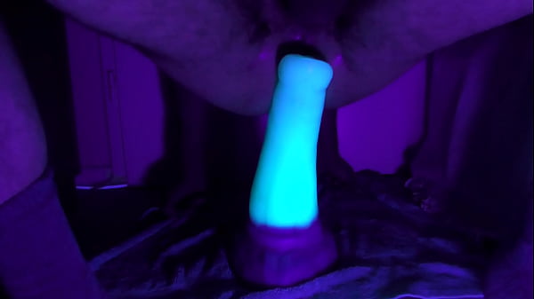 Otter Gode Balls Deep Black Light UV Anal Gode Play - Brille dans le noir, Extreme DD Play