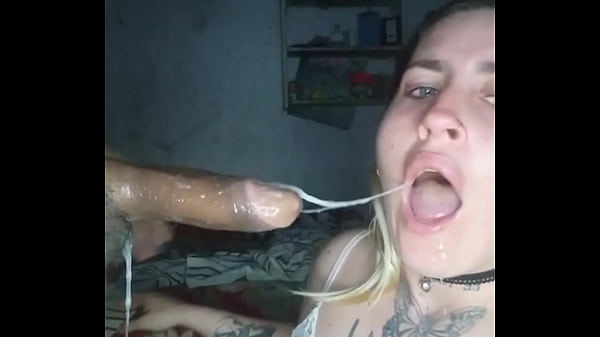 My neighbor came and I sucked his cock and we ended up making it delicious and he made me squirt