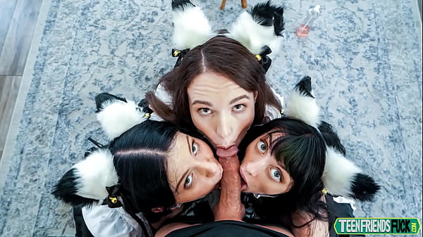 Ragazza teenager sexy con sborrata