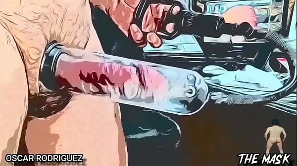 74 Oscar Rodriguez. in Cartoon, Comics with a hand pump I inflated my cock.