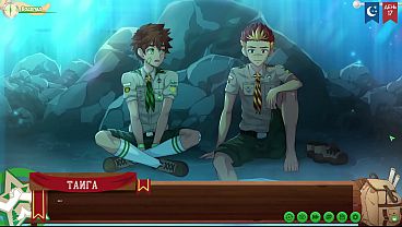 Game: Friends Camp path 2, part 23 - A frank conversation with Taiga (russian voiceover)
