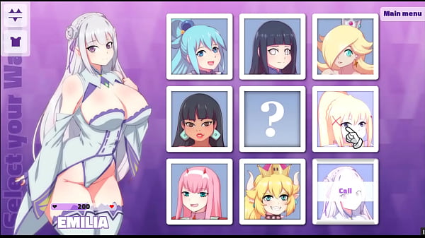 Waifu Hub [Juego hentai de parodia porno] Emilia del casting en el sofá de Re-Zero - Parte 2 Chica traviesa no tan inocente como para hacer una garganta profunda