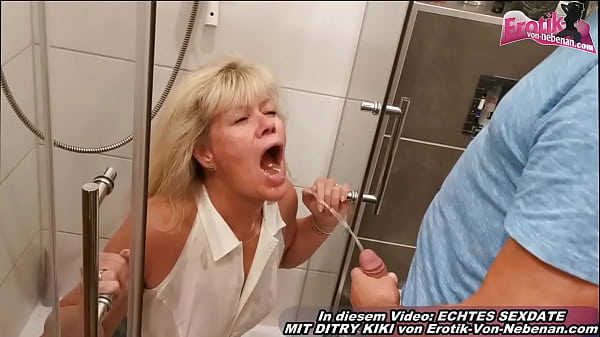 Deutsche reife Hausfrau fickt jungen Schwanz und wird von Ehemann erwischt