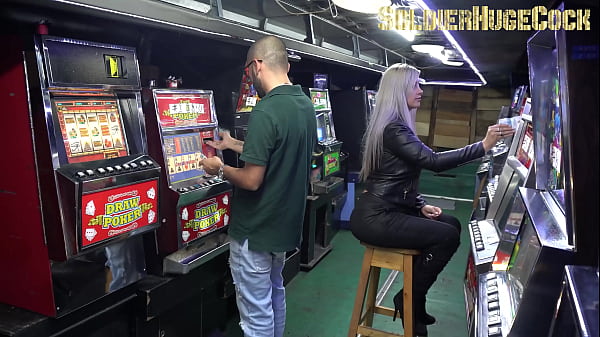 Ashley Gray is running out of credit in this weird casino, so take advantage and get sex for more credit.