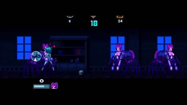 Haunted Hump House [Gioco Hentai di Halloween di PornPlay] Ep.2 Creampie nella fica con una gangbang di ragazze mostruose