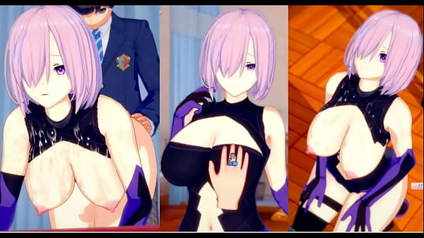 [Eroge Koikatsu!]FGO (Fate) Mash Kyrielight rubs her breasts H! 3DCG big breasts anime video (FGO (Fate)) [Hentai game Fate]
