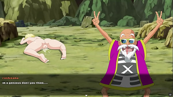 super troia z torneo 2 [parodia del gioco hentai di dragon ball] ep3 android 18 squirta mentre il vecchio pervertito le scopa il culo
