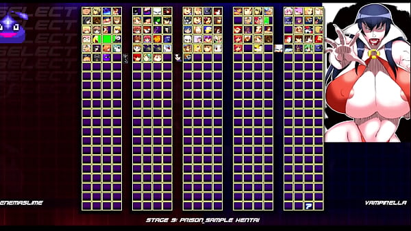 Mugen: Enema slime vs Vampirella