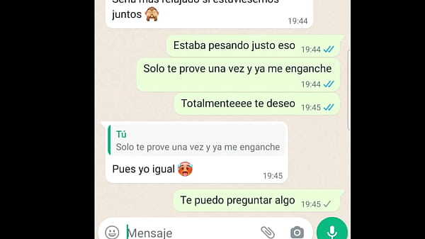 Talking to my girlfriend after fucking